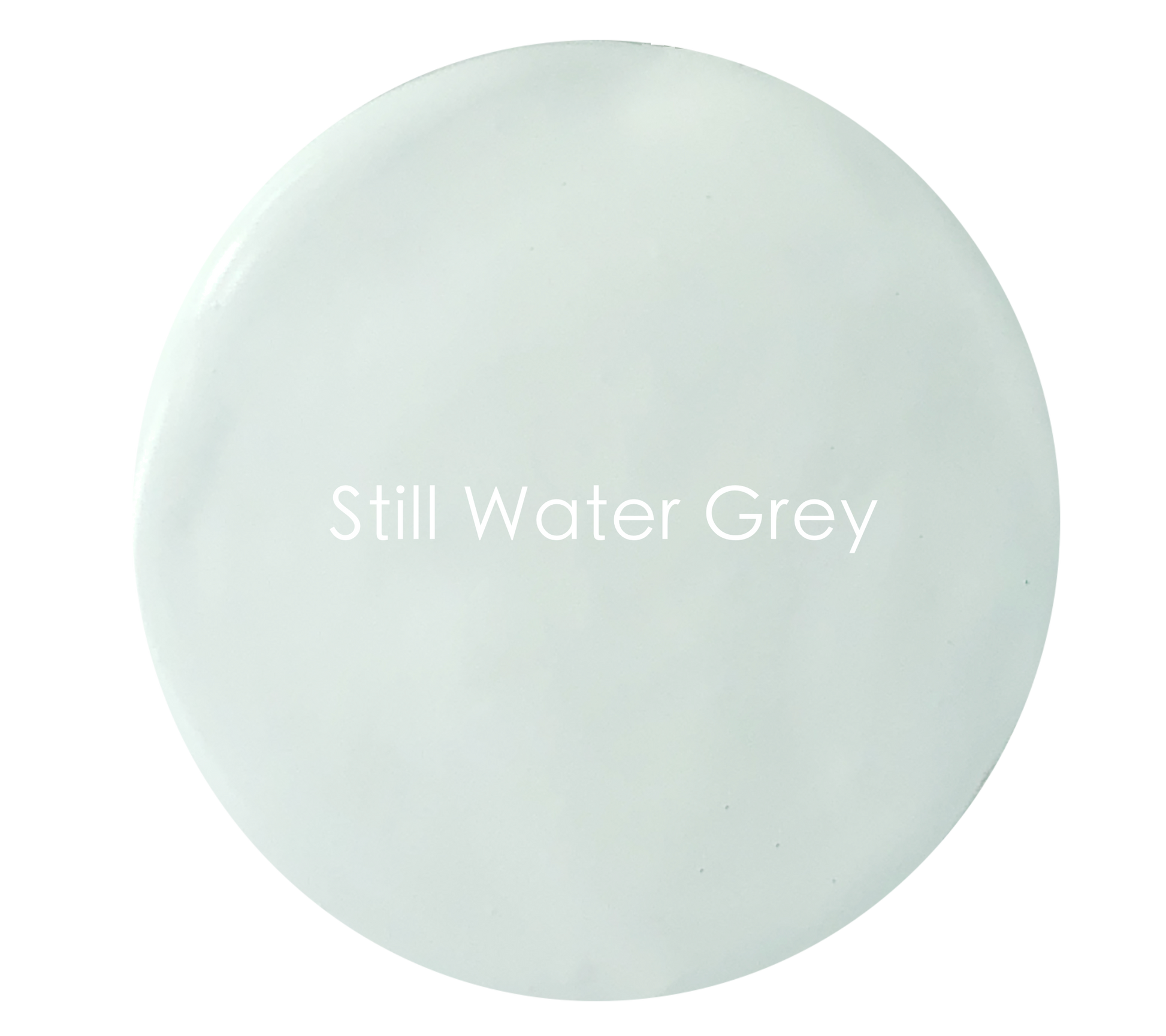 Still Water Grey chalk paint swatch – pale cool grey