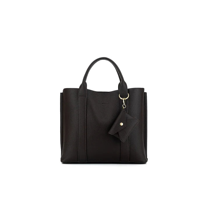 Black Caviar | Margaux Coco 2 Piece Laptop Top Handle Bag