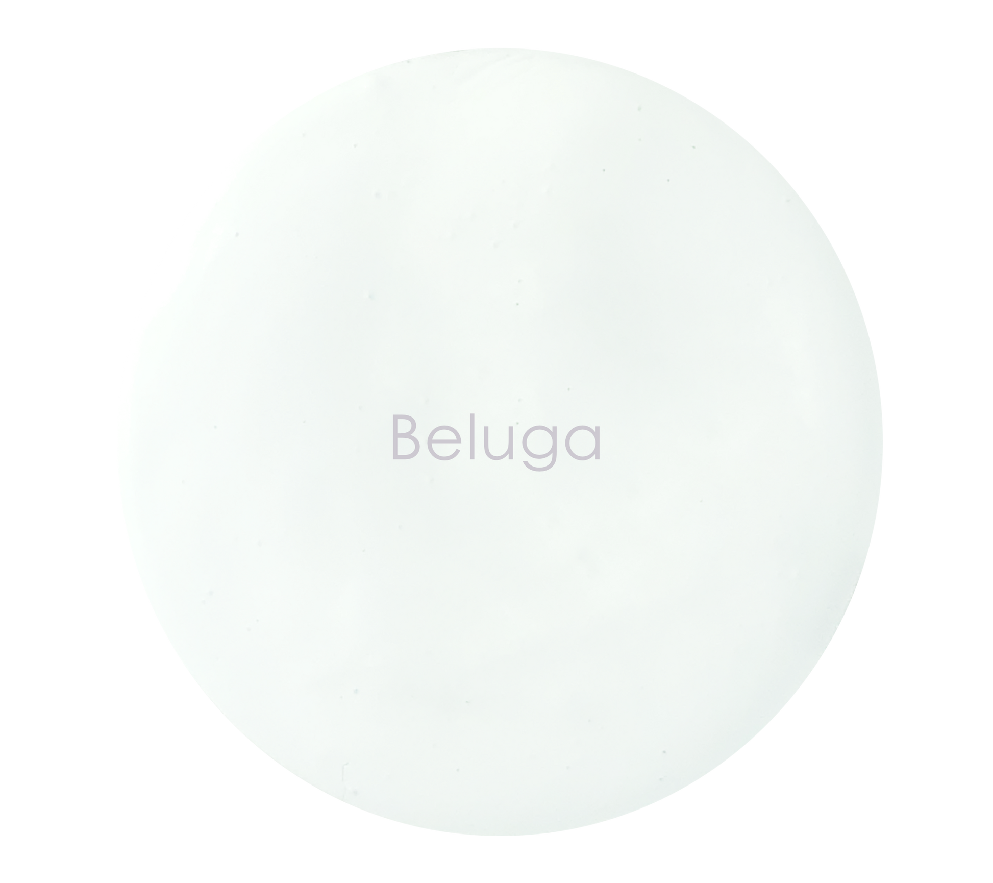 Chalk paint texture in Beluga – soft white matte finish