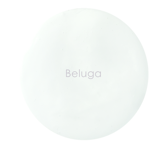 Chalk paint texture in Beluga – soft white matte finish