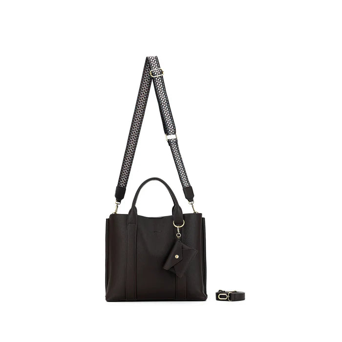 Black Caviar | Margaux Coco 2 Piece Laptop Top Handle Bag