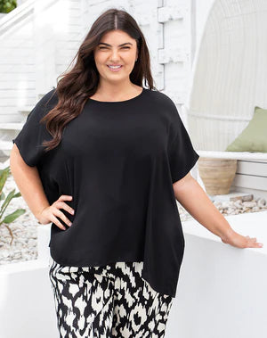 FREEZ Bee Maddison - Kitty Top | Black