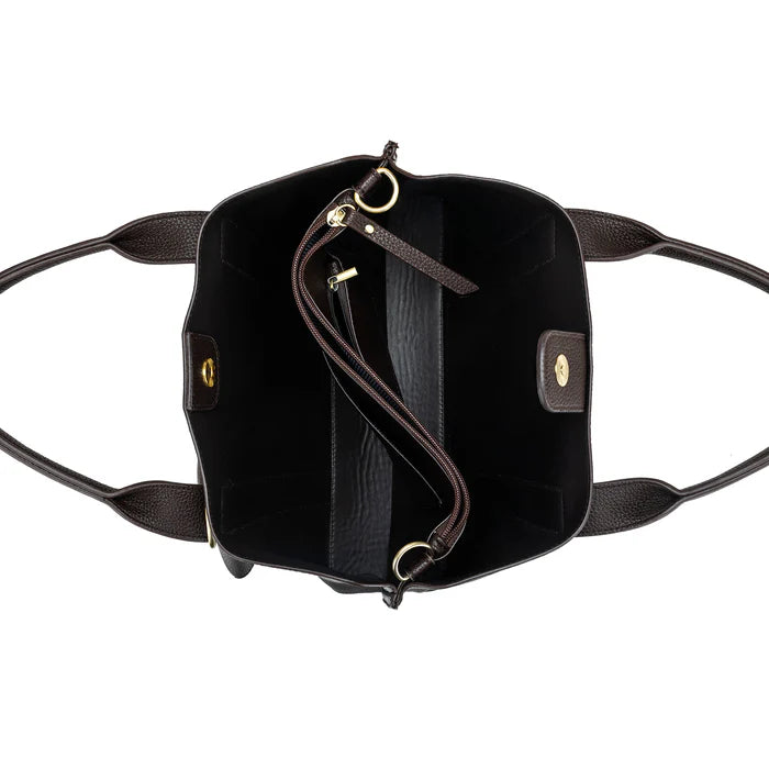 Black Caviar | Margaux Coco 2 Piece Laptop Top Handle Bag