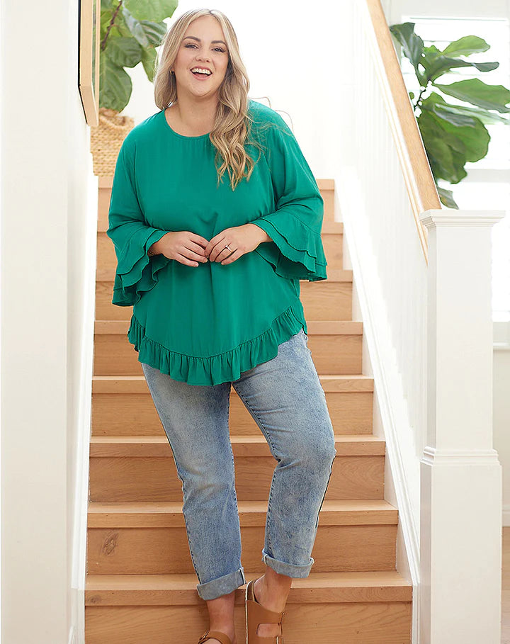 FREEZ - Felicity Top | Emerald