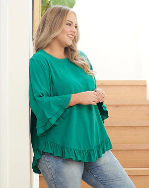 FREEZ - Felicity Top | Emerald