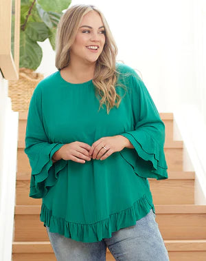 FREEZ - Felicity Top | Emerald