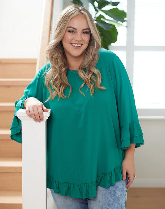 FREEZ - Felicity Top | Emerald