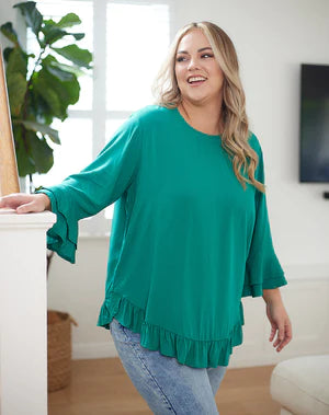 FREEZ - Felicity Top | Emerald