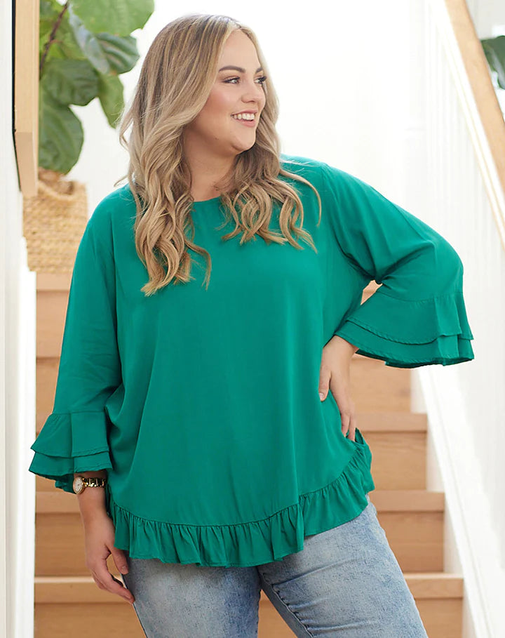 FREEZ - Felicity Top | Emerald