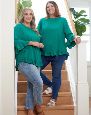 FREEZ - Felicity Top | Emerald
