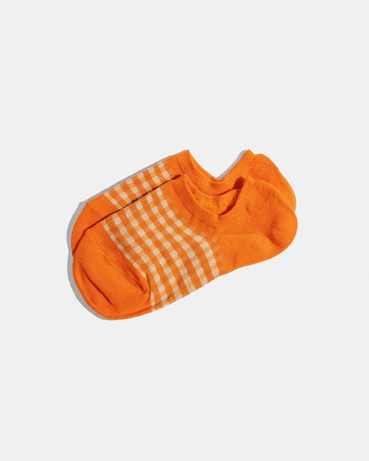 Stilen - Gingham Socks | Orange