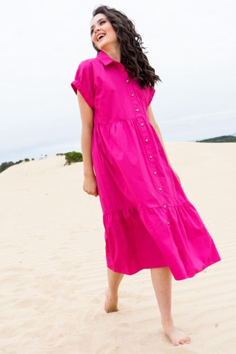 PingPong - Tiered Dress | Pink