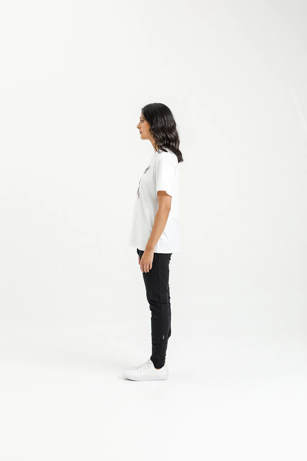 Homelee - Apartment Pants | Black with Swirl Print X