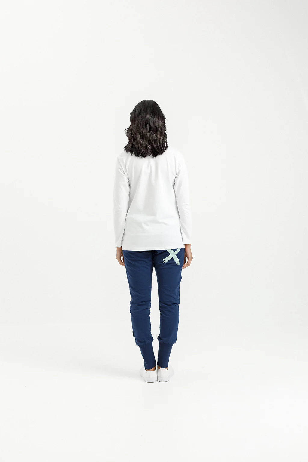 Homelee | Apartment Pants Winter - Indigo Blue with Seafoam X