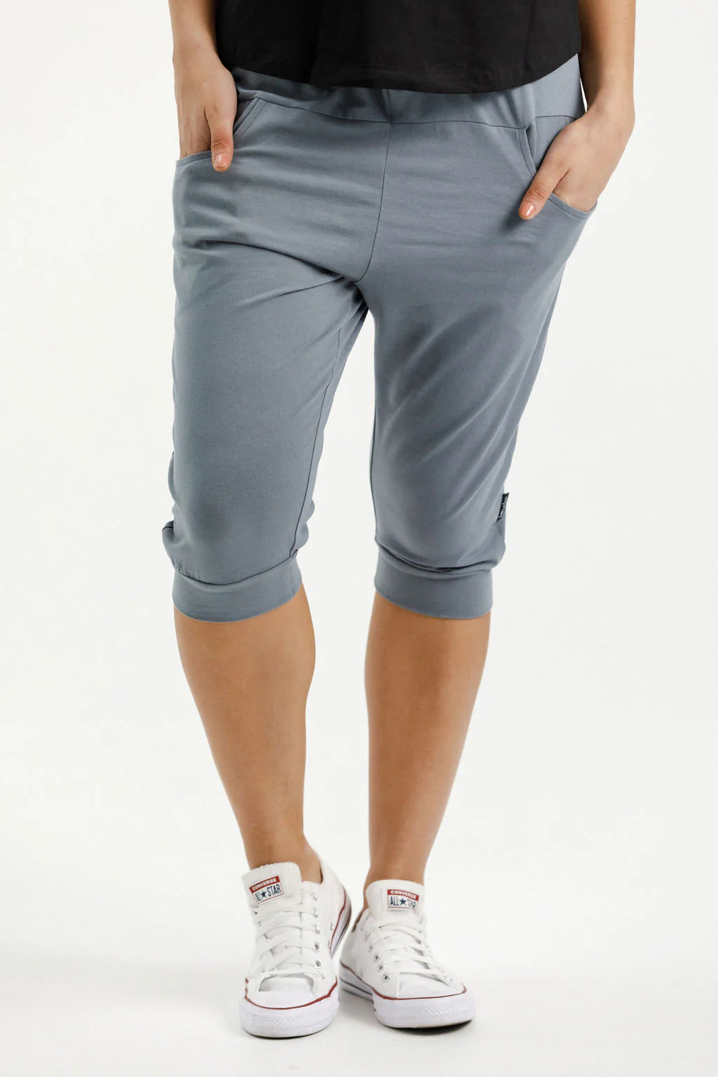 Homelee | 3/4 Apartment Pants - Storm with Sky X