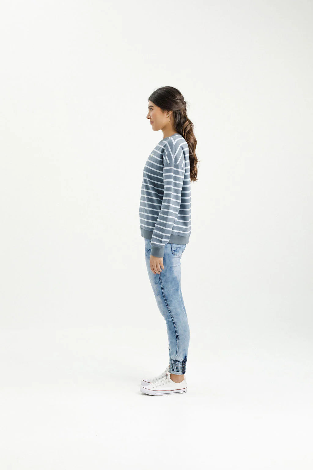 Homelee | Kayla Crew - Stormy Stripe