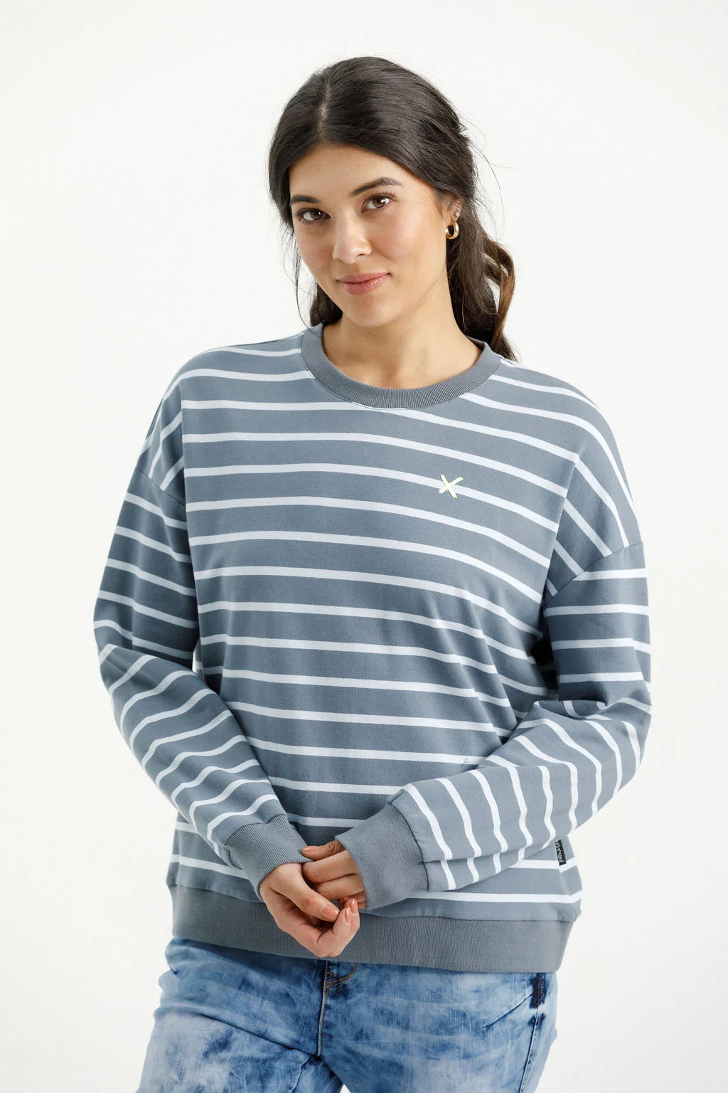 Homelee | Kayla Crew - Stormy Stripe