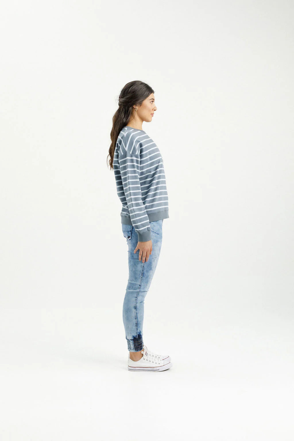 Homelee | Kayla Crew - Stormy Stripe