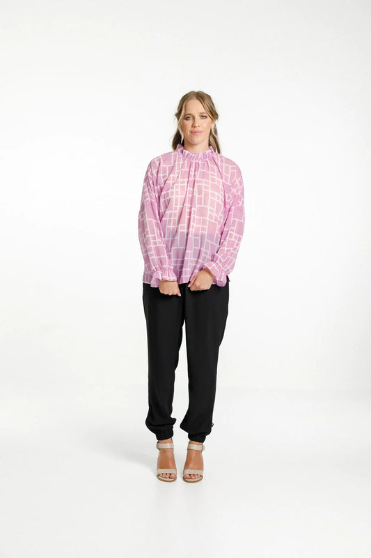 Home Lee - Flynn Top | Pink Bloom