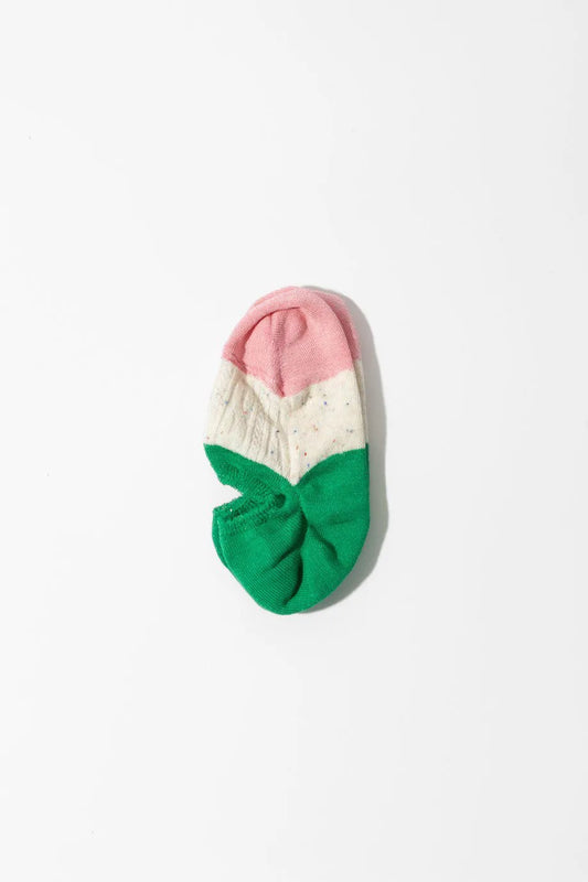 Stilen - Claire Socks | Green/Pink