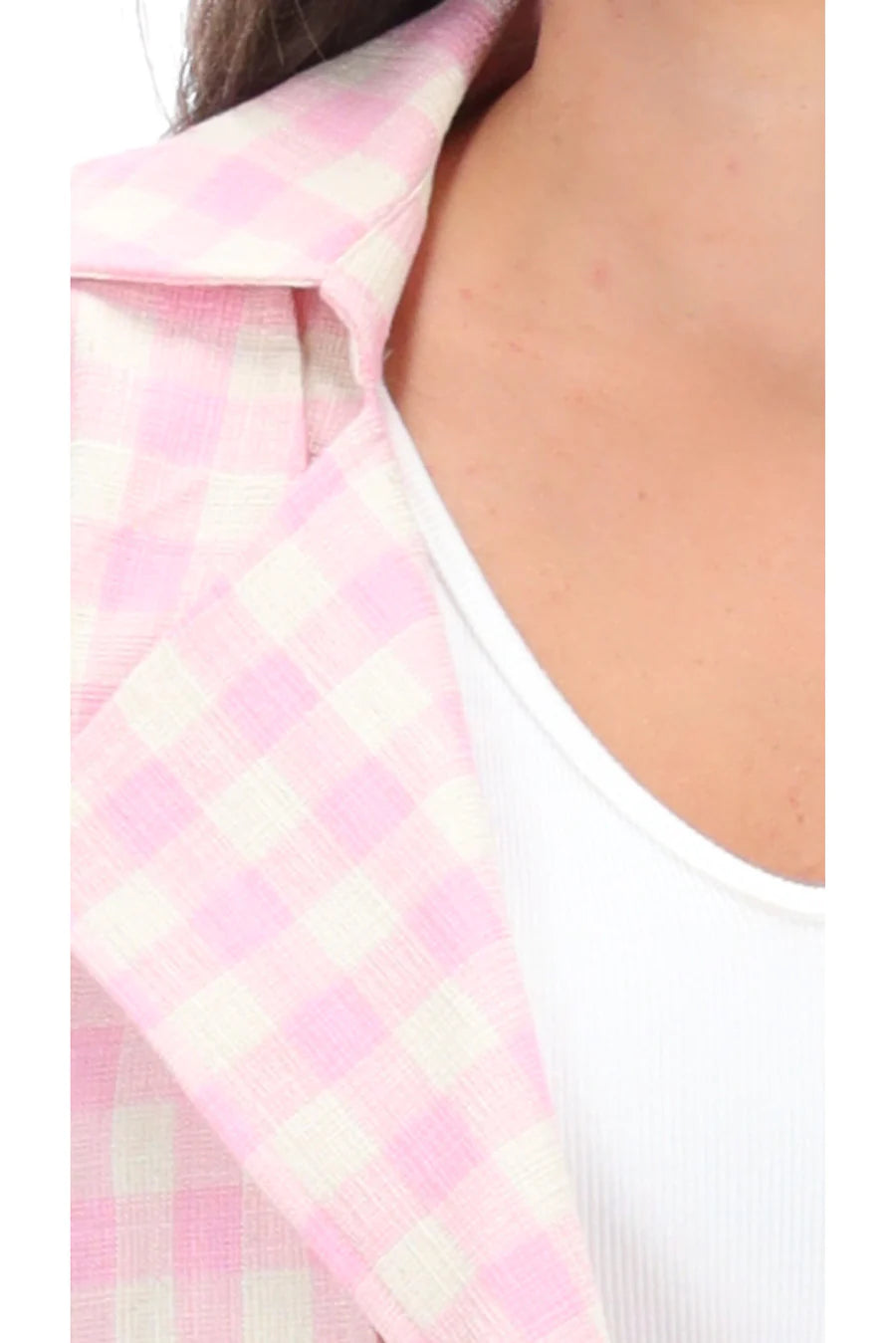 Charlo - Jazzy Trench - Pink Check