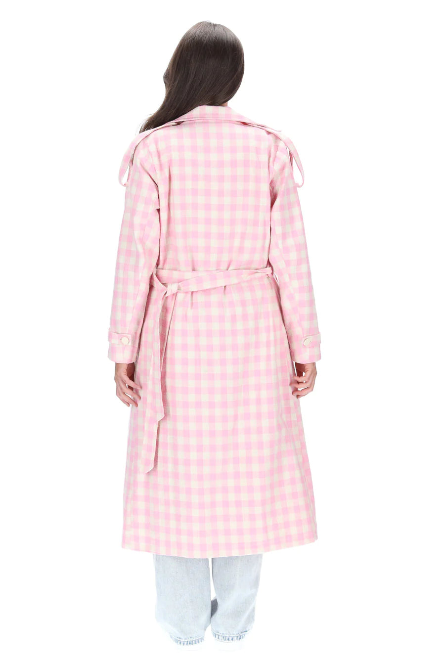 Charlo - Jazzy Trench - Pink Check