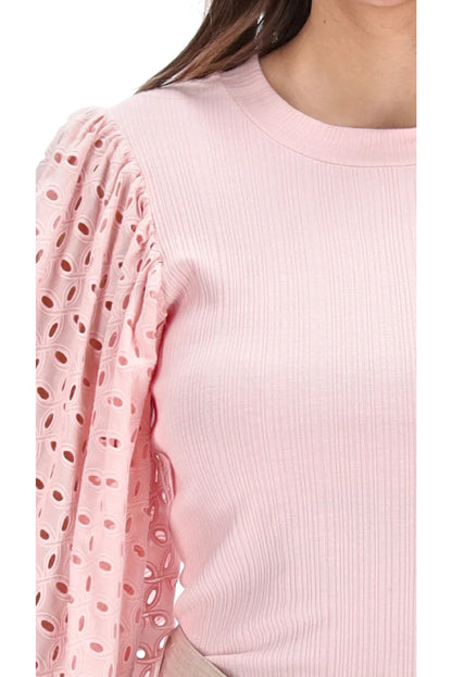 Charlo By Augustine | Jessie Embroidered Top - Peach
