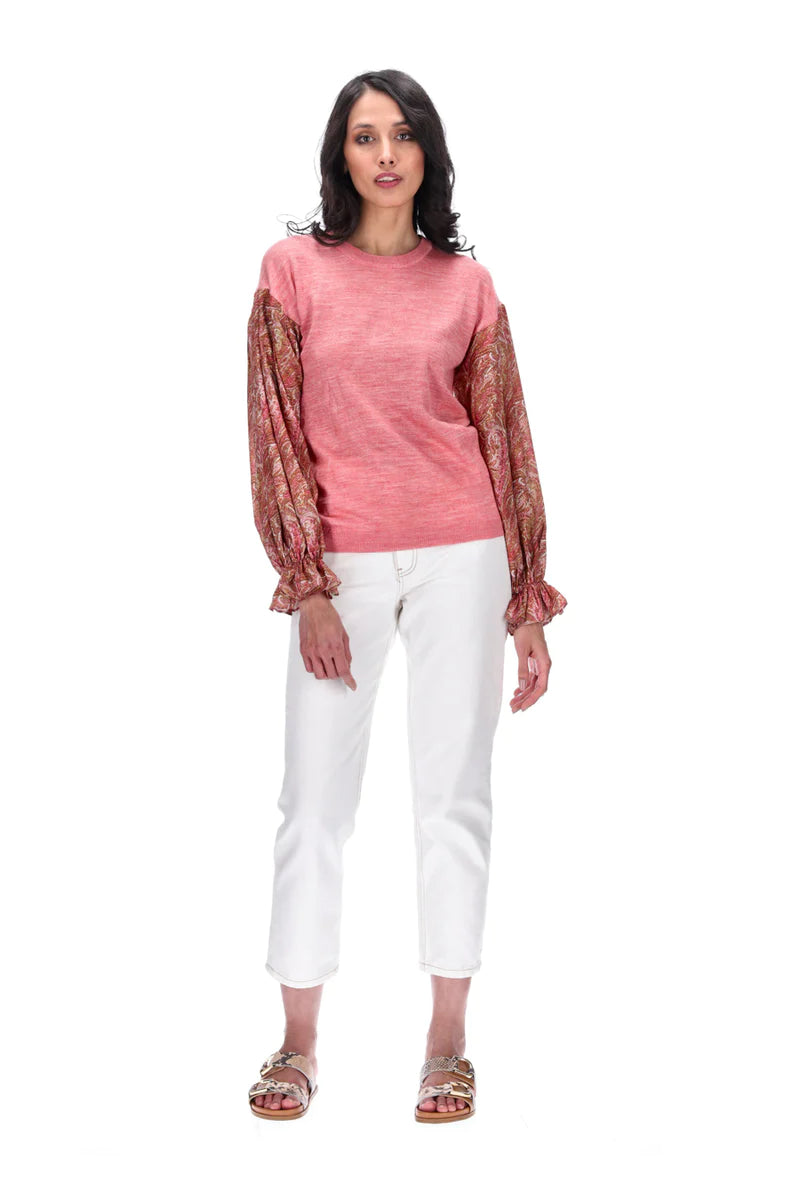 Augustine - Nova Knit Top | Pale Pink