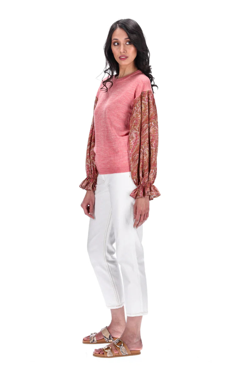Augustine - Nova Knit Top | Pale Pink