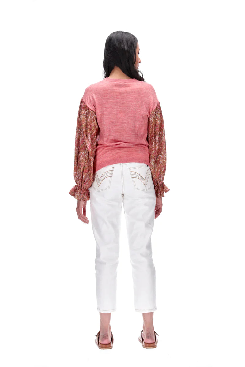 Augustine - Nova Knit Top | Pale Pink