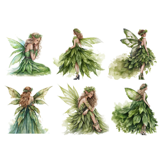 White Cloud Transfer - Forest Fairies