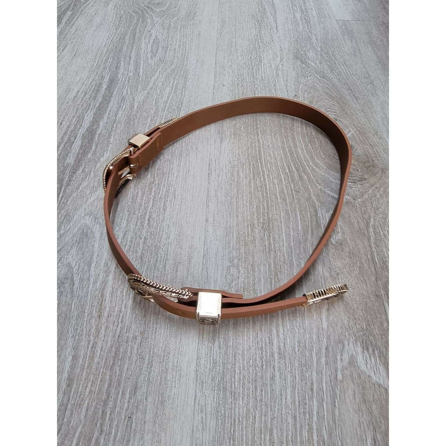 Silver Wishes Belt - Tan