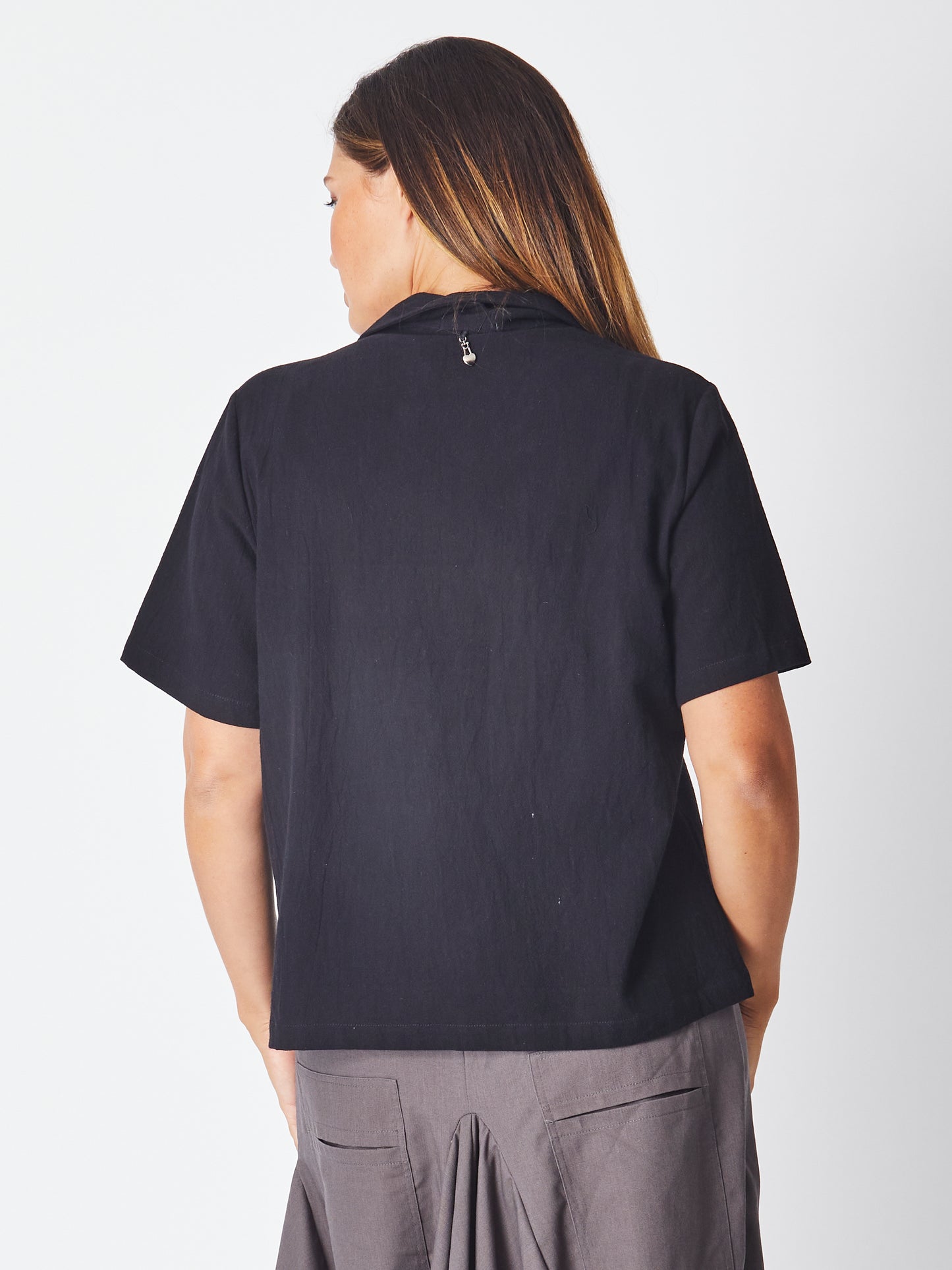 Luna Sky - Short Sleeve Shirt | Black
