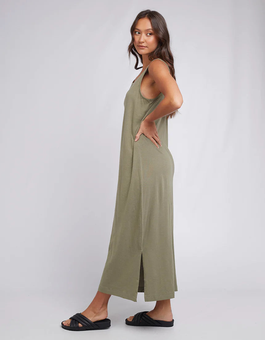 SILENT THEORY - Harley Tank Dress - Khaki