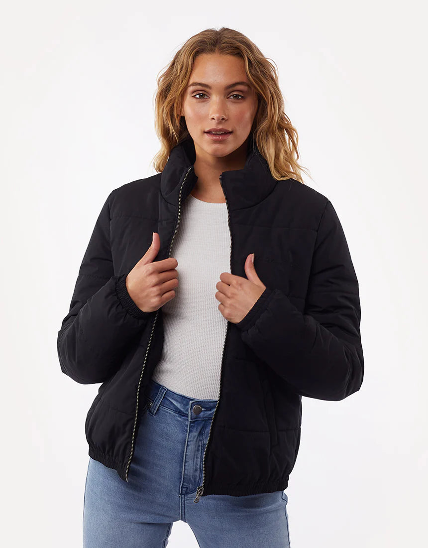 All About Eve Mila Puffer Jacket - Black