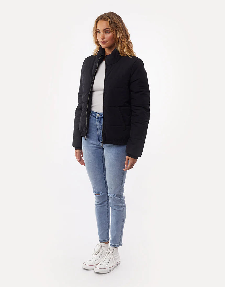 All About Eve Mila Puffer Jacket - Black