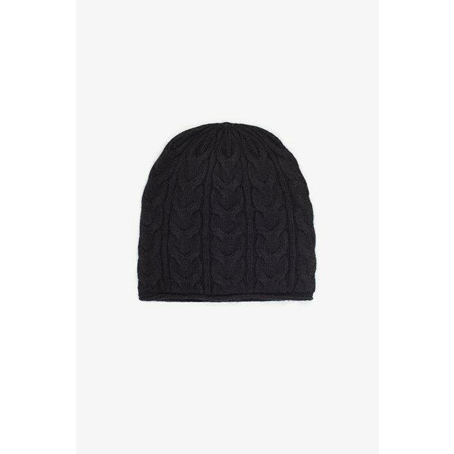 Antler Cable Beanie Black