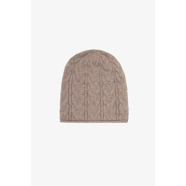 Antler Cable Beanie Taupe