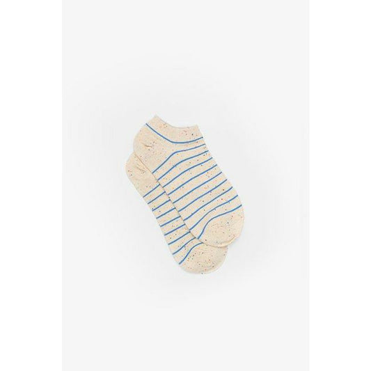 Antler Ankle Sock | Fleck & Blue Stripe