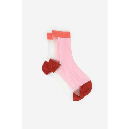 Antler - Sheer Sock | Pink Panel