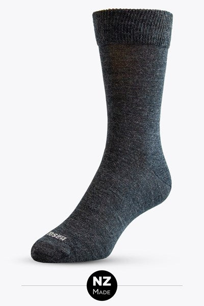 NZ Sock Co Dress Mid Grey 871