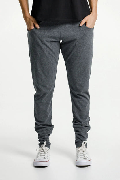 HomeLee APARTMENT PANTS - Charcoal with Matte Black X