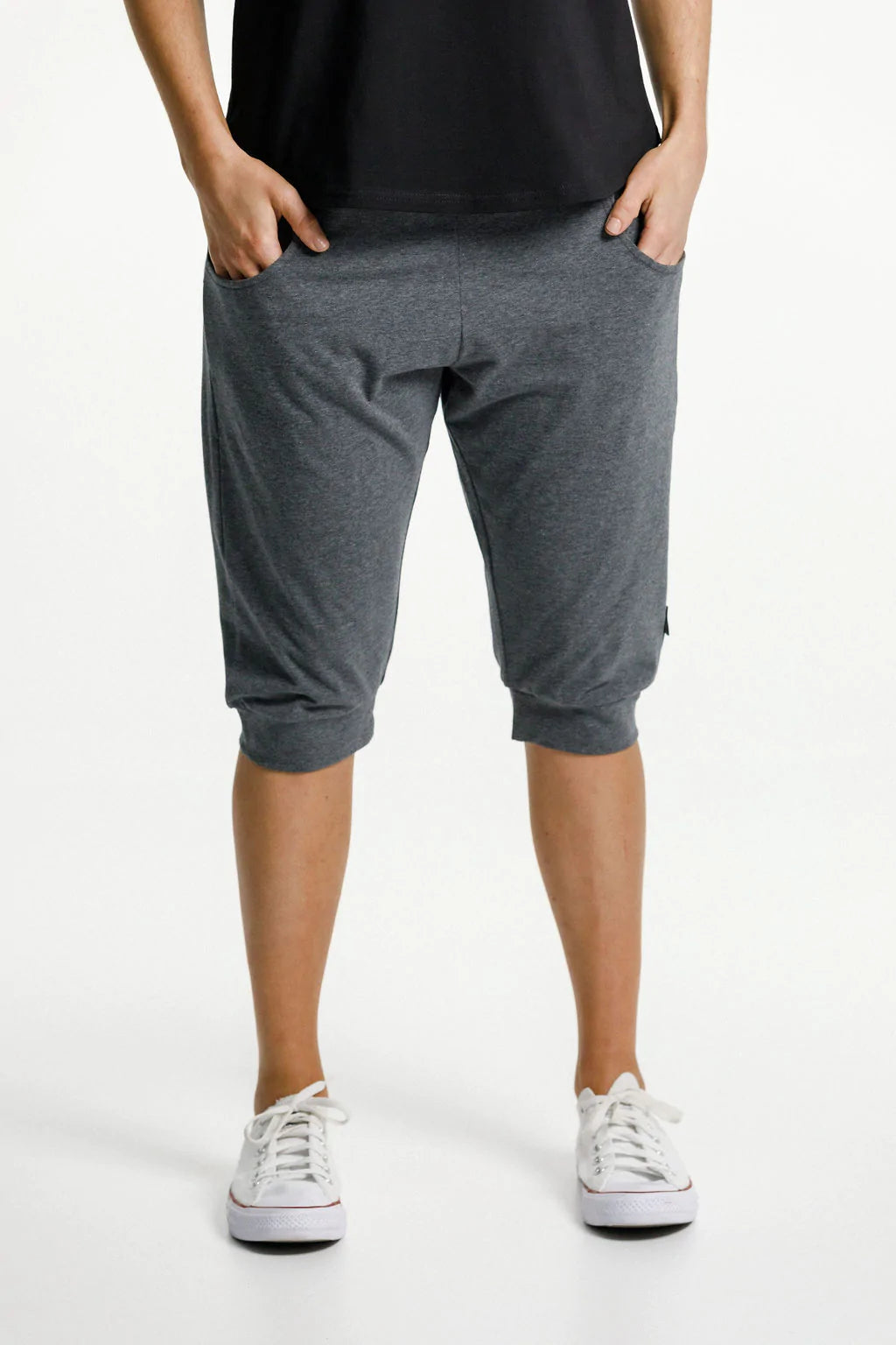 HomeLee 3/4 APARTMENT PANTS - Charcoal with Matte Black X