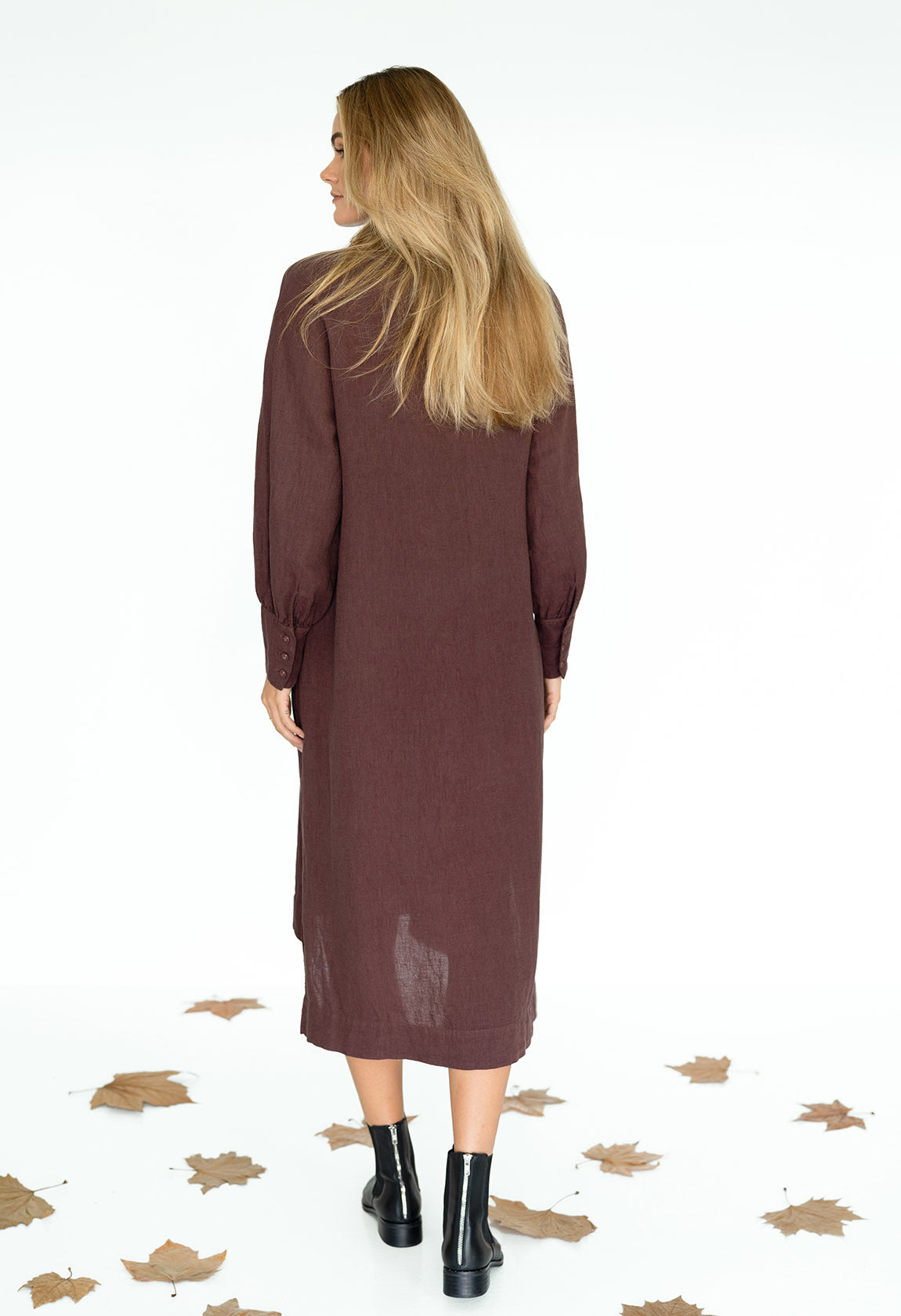 Humidity Lydia Dress - Cocoa
