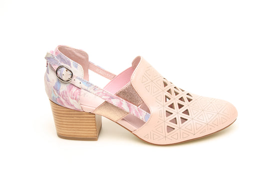 OLI - Light pink/floral shoe