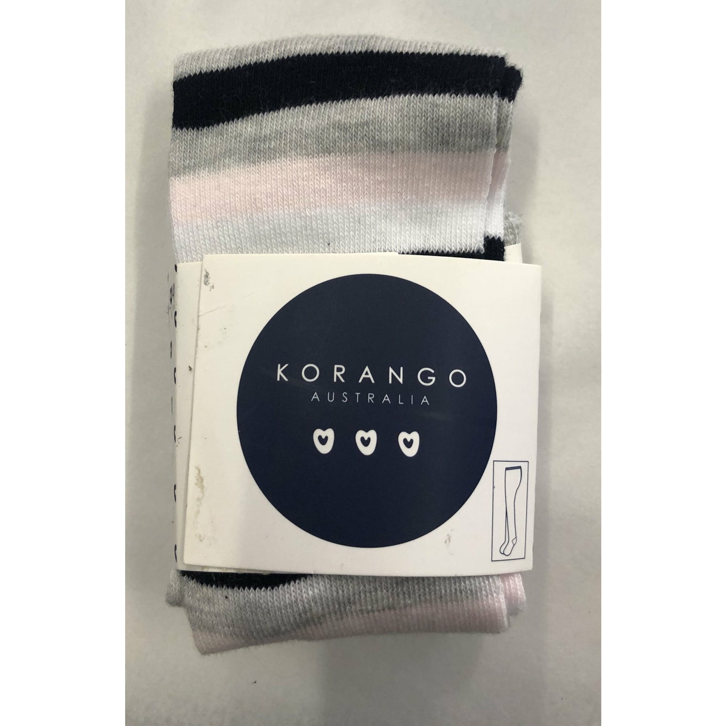 Korango Stocking - Grey Stripe