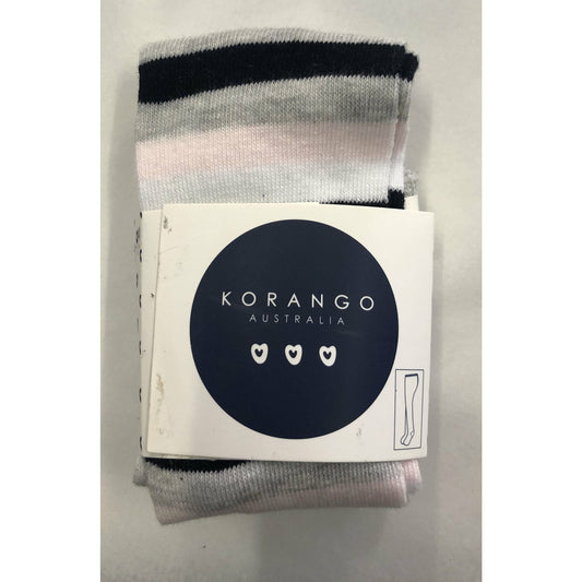 Korango Stocking - Grey Stripe