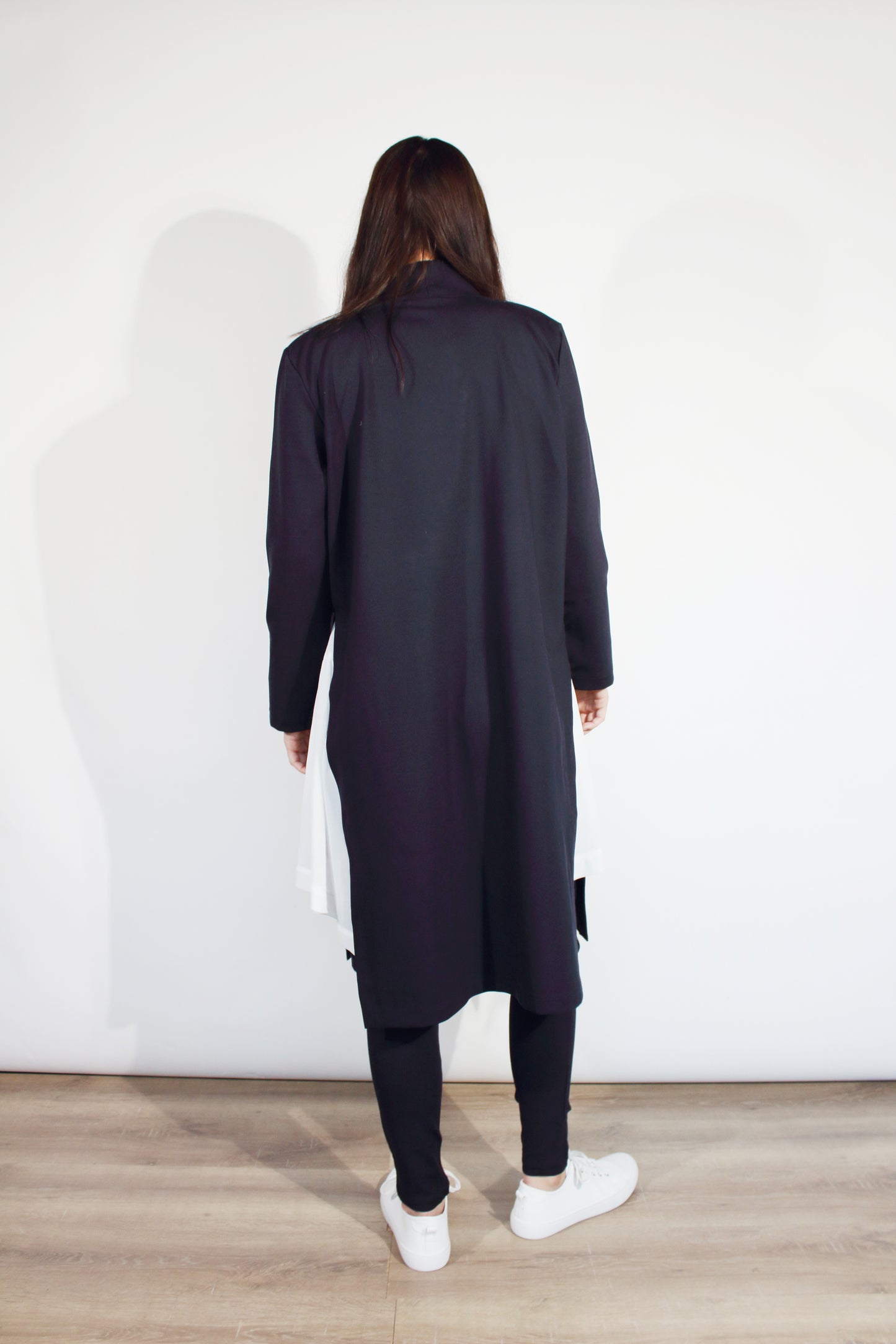 JACLYN M Jet Ponti Coat - Navy