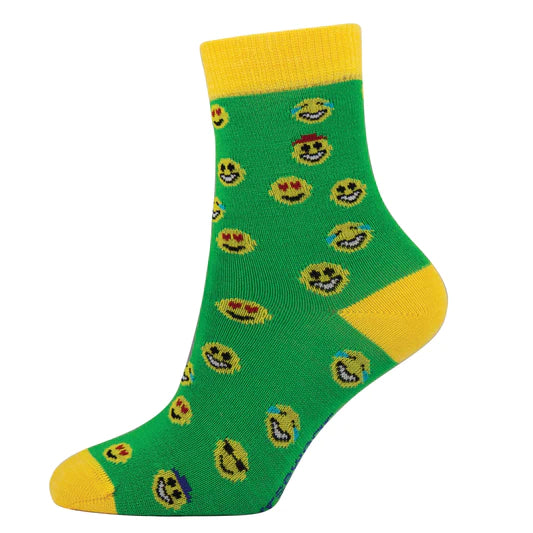 Merino Cub - Kids Smile Sock | Yellow