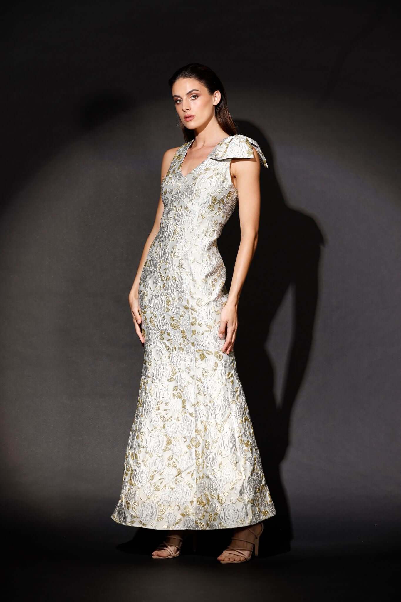 Romance | Rose Maxi - Cream/Gold